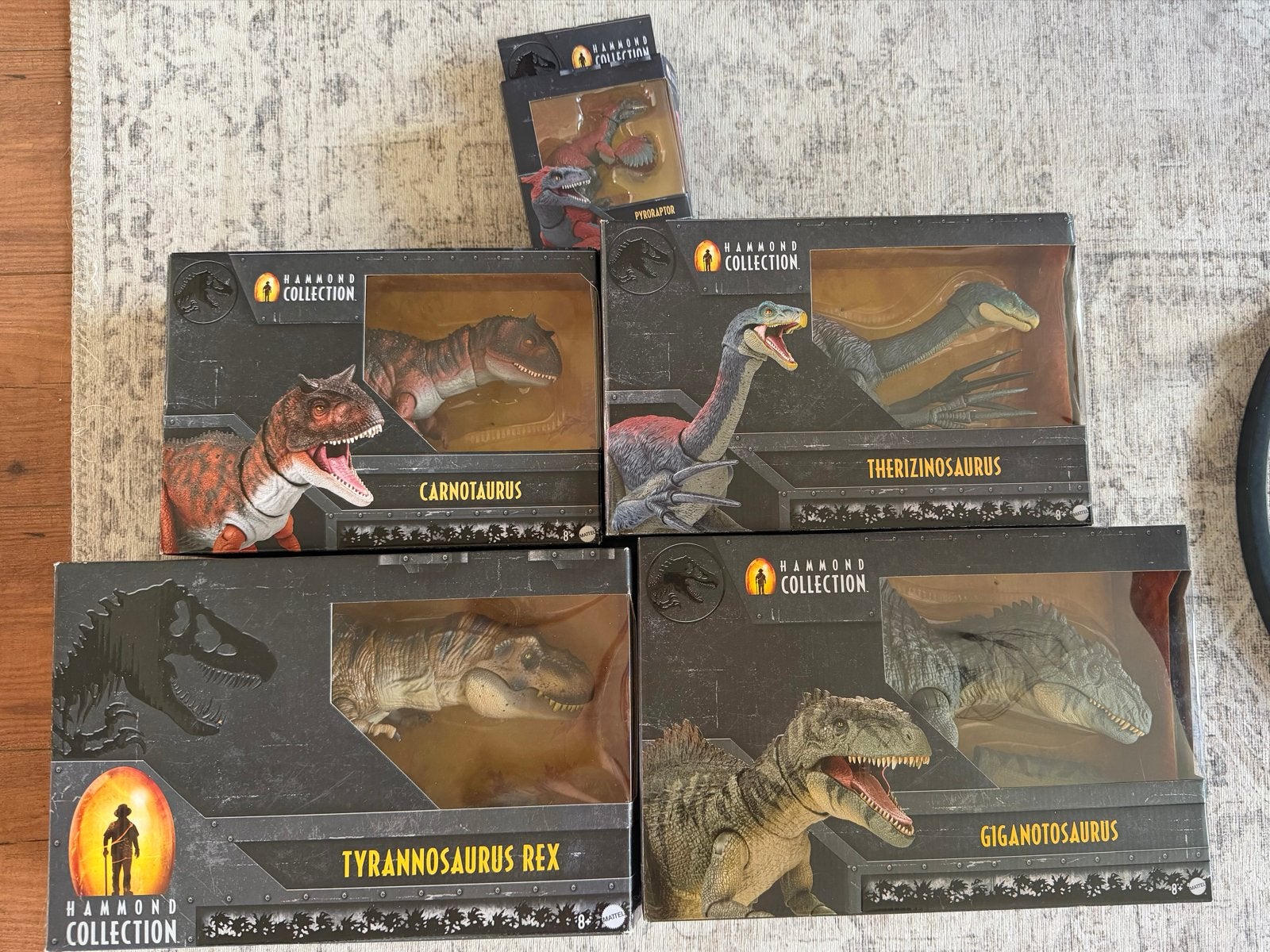Jurassic World Hammond Collection Dinosaurus Figuren (5 stuk, Ophalen, Zo goed als nieuw