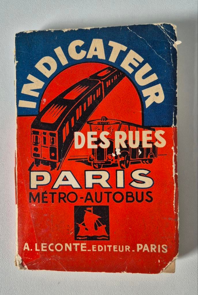 Indicateur des rues de PARIS, Ophalen of Verzenden, Gelezen