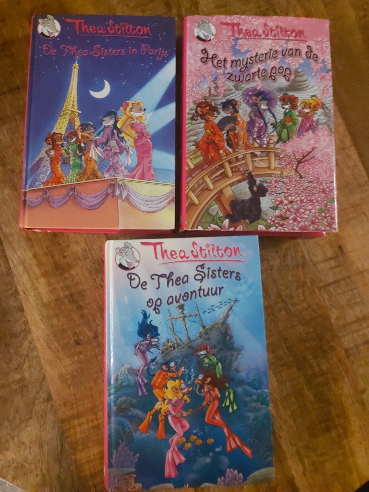 Thea Stilton boeken - De Thea Sisters (3 stuks), Ophalen, Gelezen, Thea Stilton, Fictie algemeen