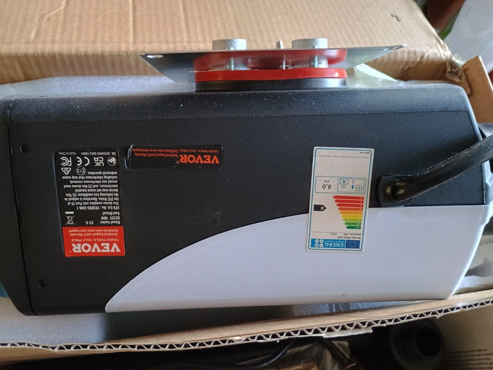 Vevor diesel kachel - Nieuw, zonder dieseltankje, Ophalen of Verzenden, Nieuw