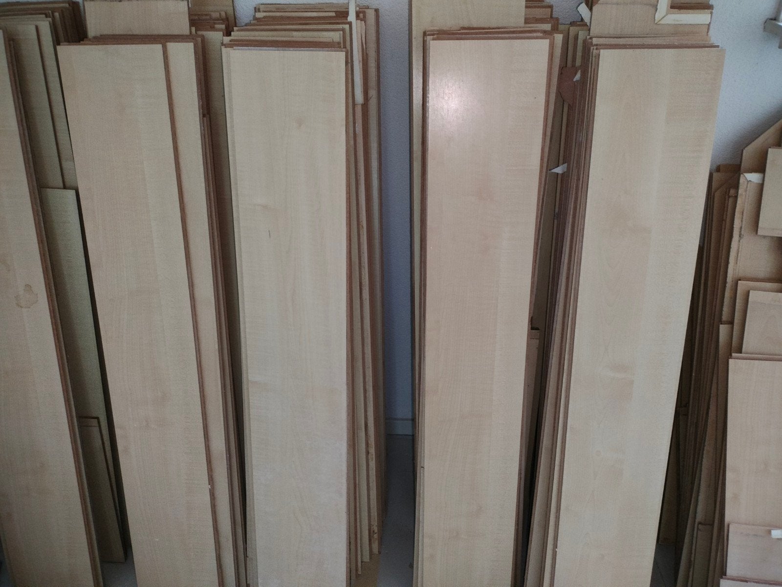 Gebruikt laminaat, ca. 50m², Ophalen, Gebruikt, Beige, 50 tot 75 m²