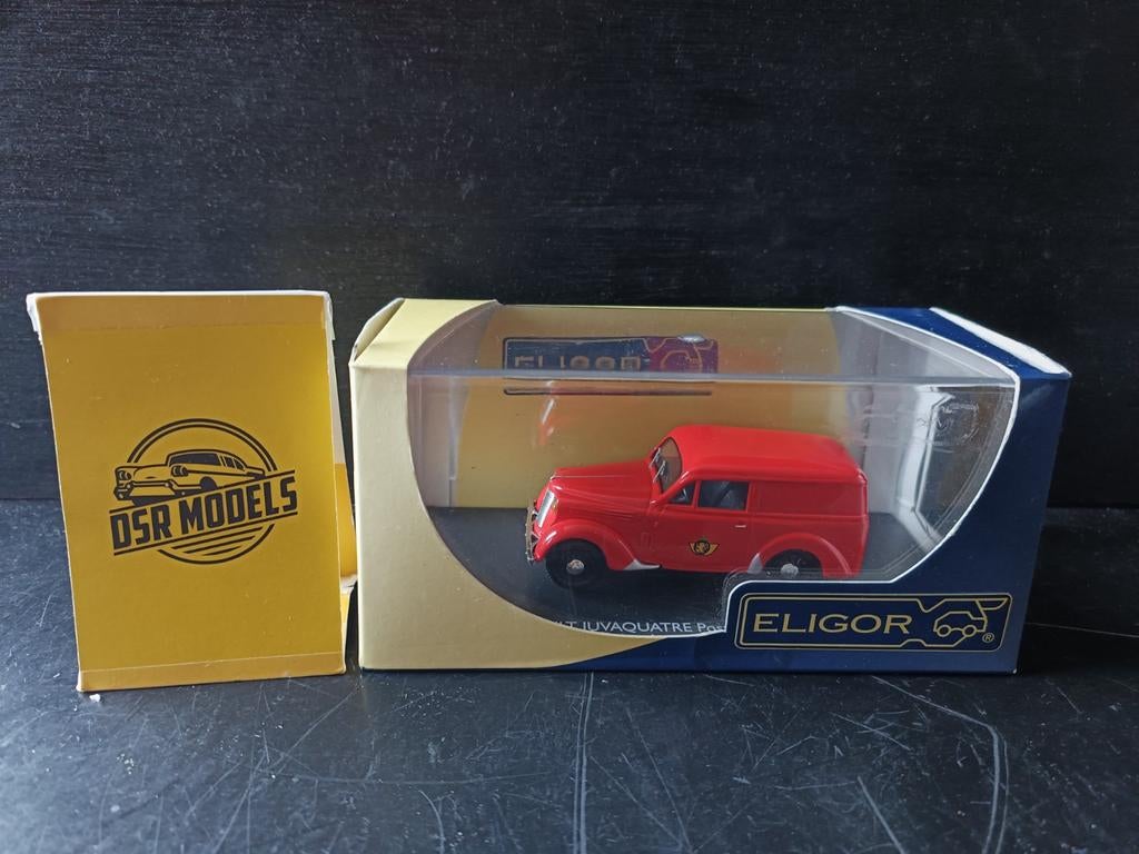 Renault Juvaquatre Poste Belge 1:43, Hobby en Vrije tijd, Modelauto's | 1:43, Overige merken, S, Auto, R