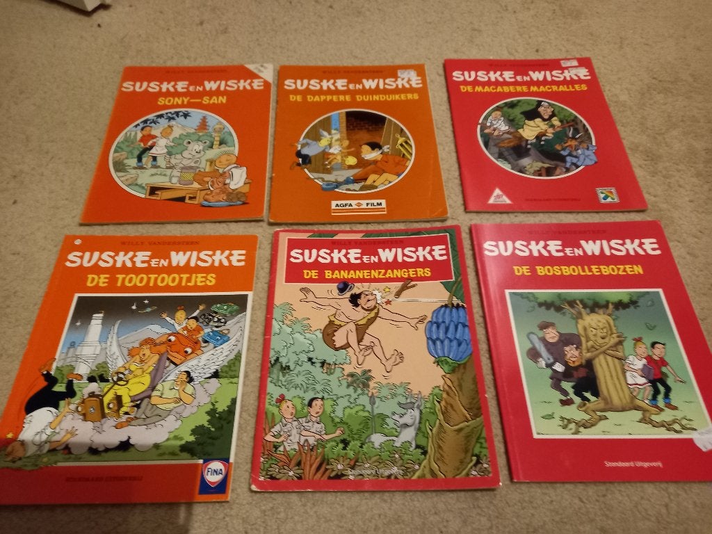 Suske en Wiske diverse reclame edities 4, Gelezen, Willy Vandersteen, Ophalen of Verzenden, Meerdere stripboeken