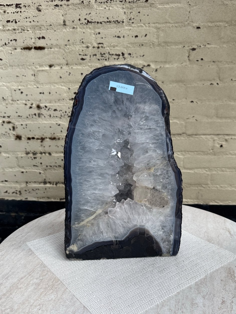 Bergkristal geode, Ophalen of Verzenden