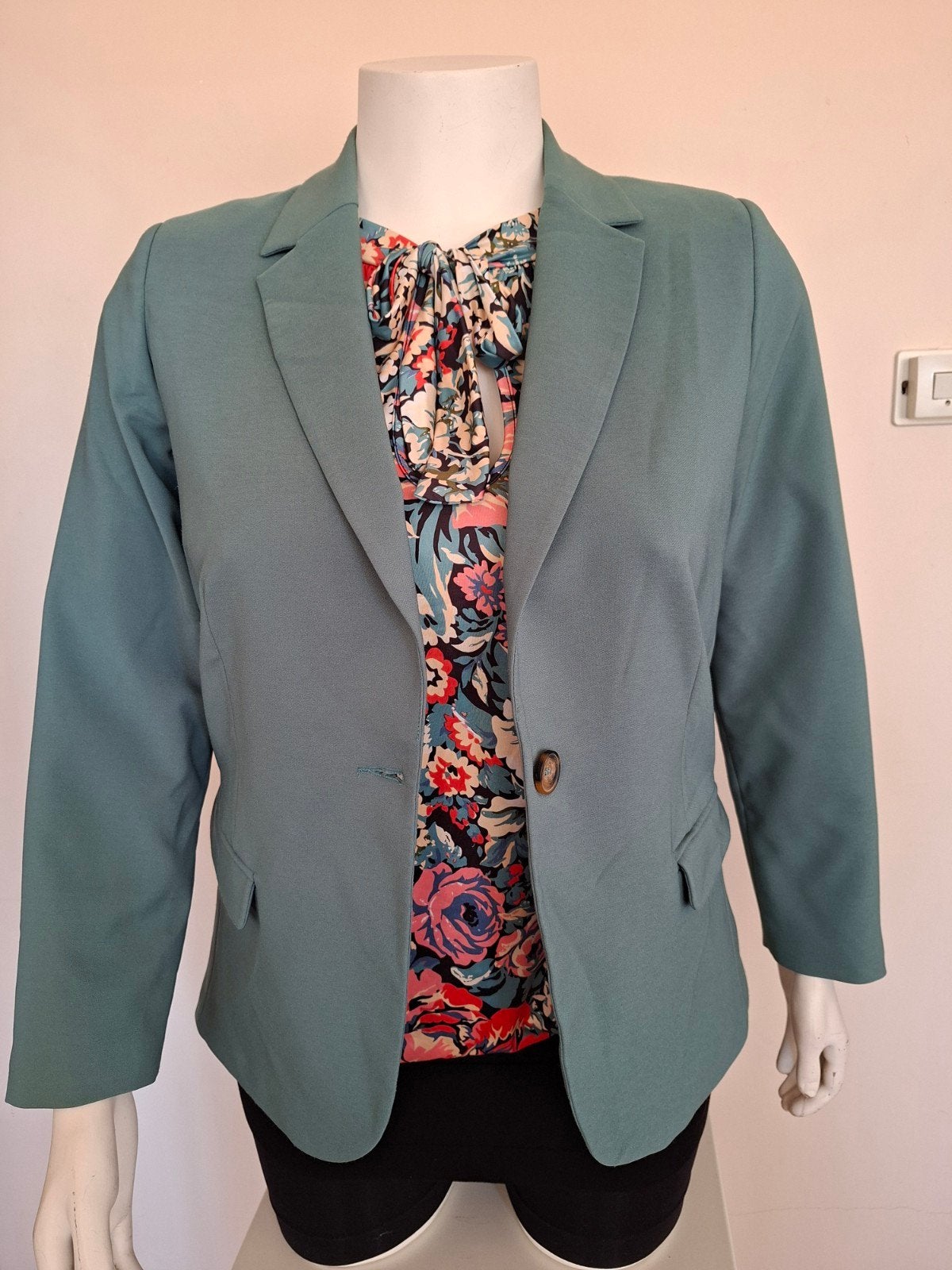 Tweedelig blazer/top/mt.46, Maat 46/48 (XL) of groter, Ophalen of Verzenden, Zo goed als nieuw, Jasje
