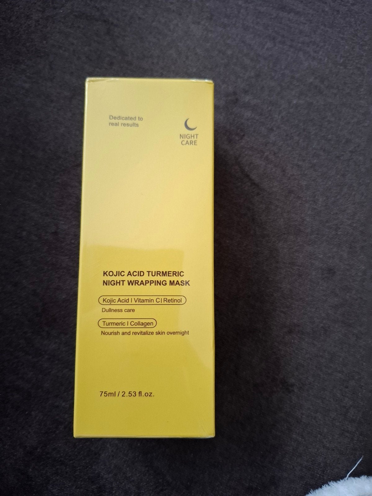Kojic Acid Turmeric Night Wrapping Mask (75ml), Sieraden, Tassen en Uiterlijk, Uiterlijk | Mondverzorging, Ophalen of Verzenden