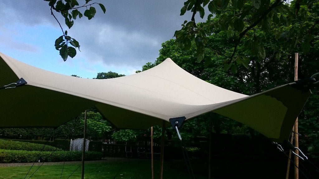 stretchtent, Tuin en Terras, Partytenten, Zo goed als nieuw, Overige typen, 2 meter of meer, Minder dan 5 meter, 6 meter of meer