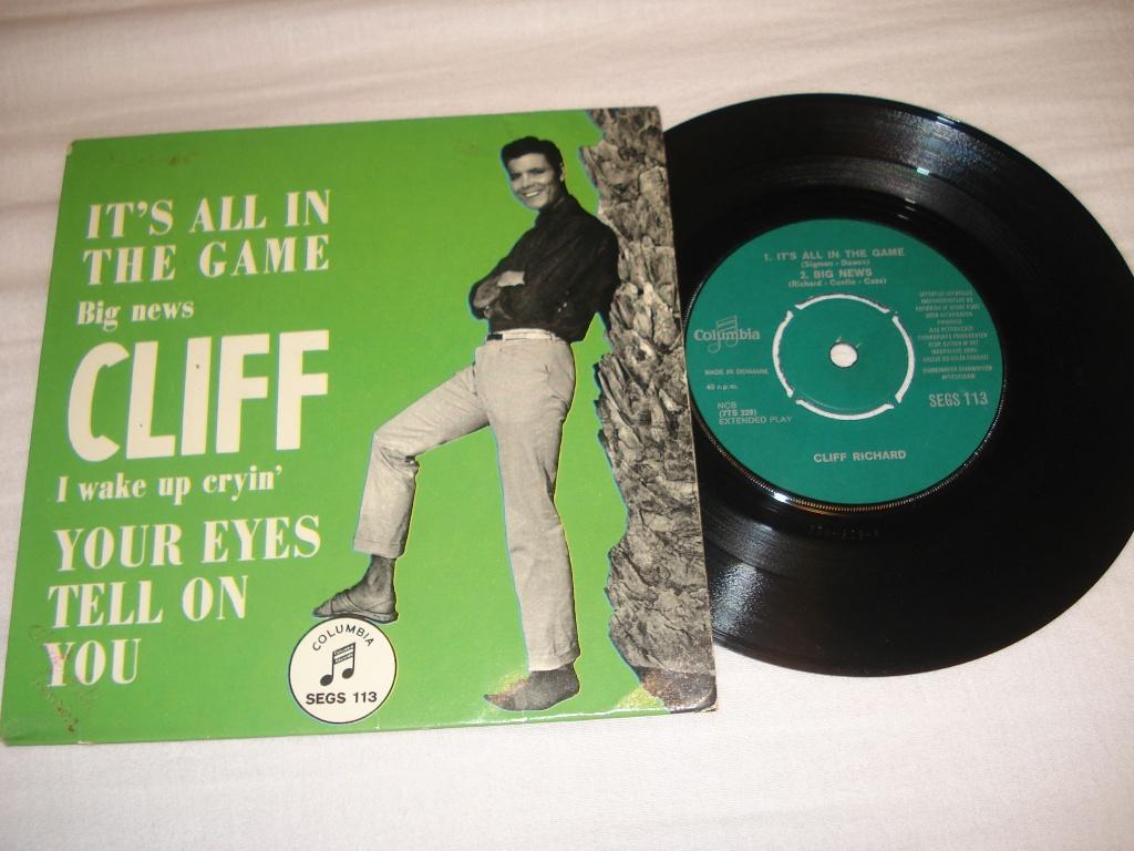Cliff Richard   EP   CLIFF   Zweden    Orgineel, Zo goed als nieuw, Pop, EP, Fotohoes
