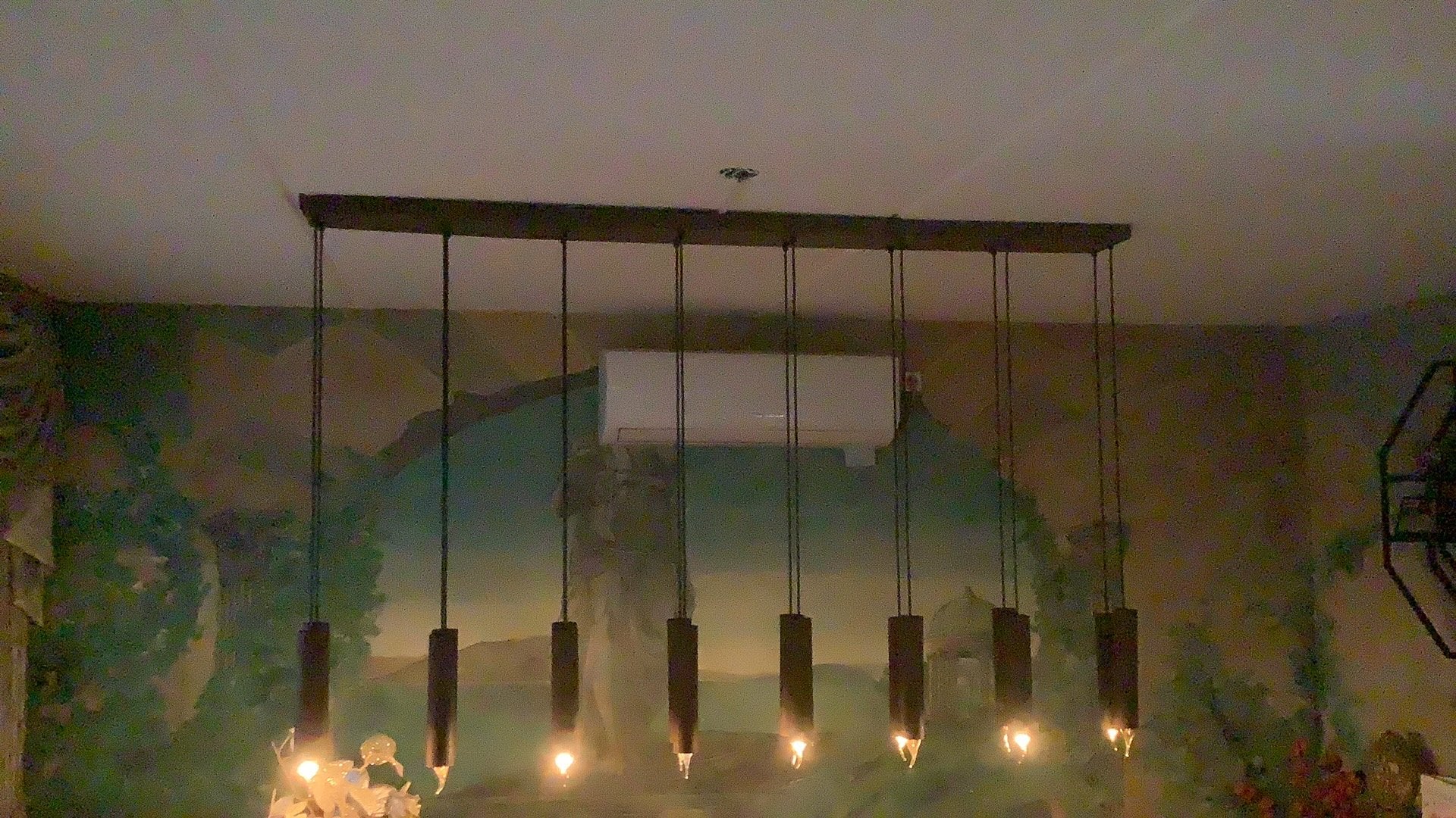 Industriële lamp voor boven een eettafel zgan, Ophalen, Zo goed als nieuw, Metaal, Industrieel