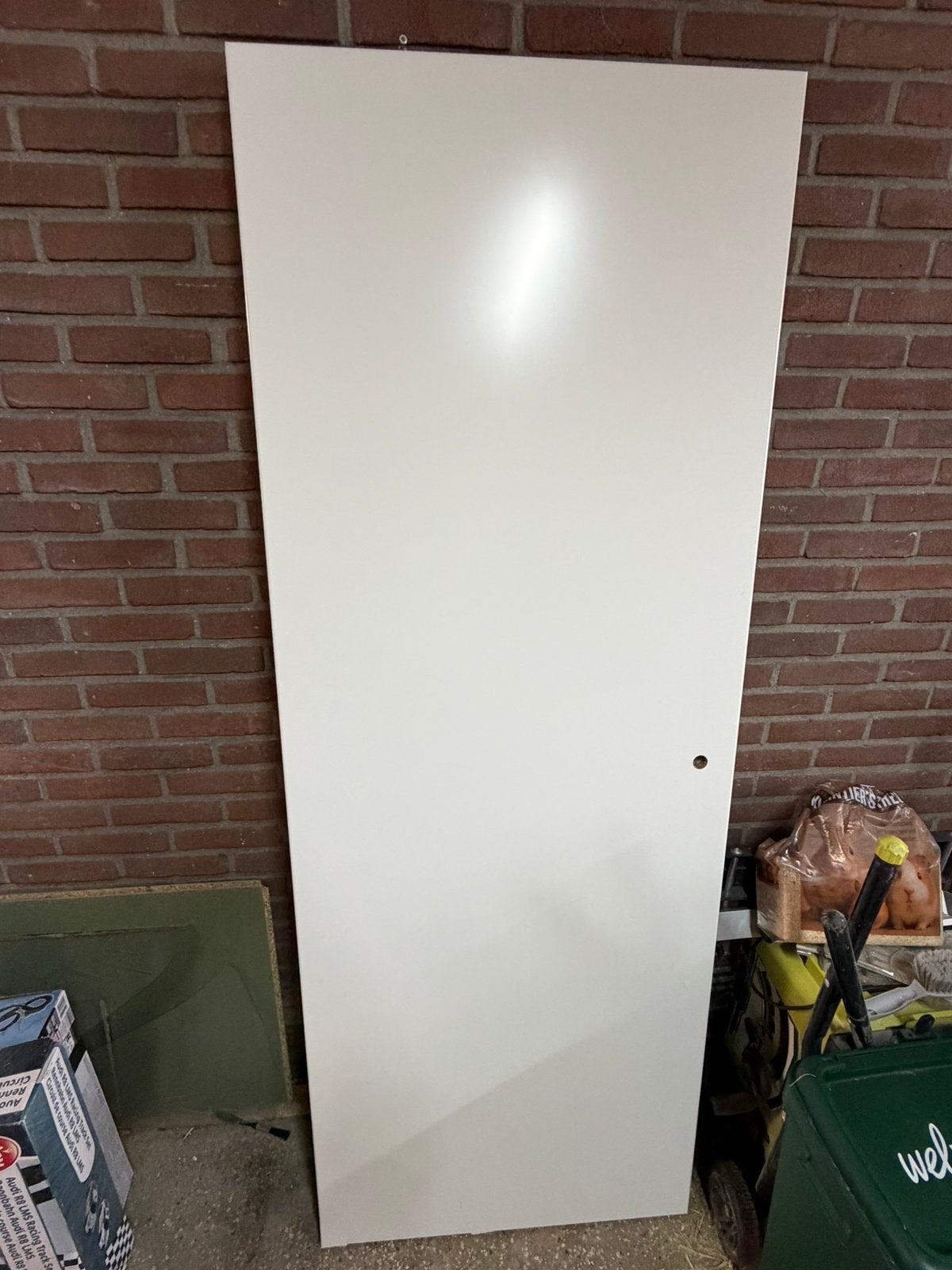 2 x svedex opdekdeur, Doe-het-zelf en Verbouw, Deuren en Horren, Ophalen, Zo goed als nieuw, Binnendeur, 200 tot 215 cm