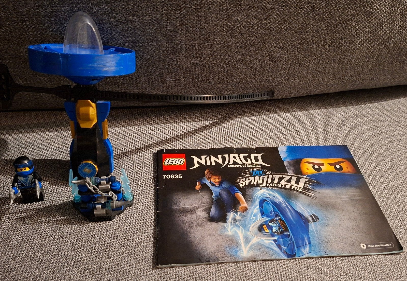 LEGO Ninjago Jay Spinjitzu Masters 70635 met minifiguur, Lego, Ophalen of Verzenden, Zo goed als nieuw, Inclusief instructies