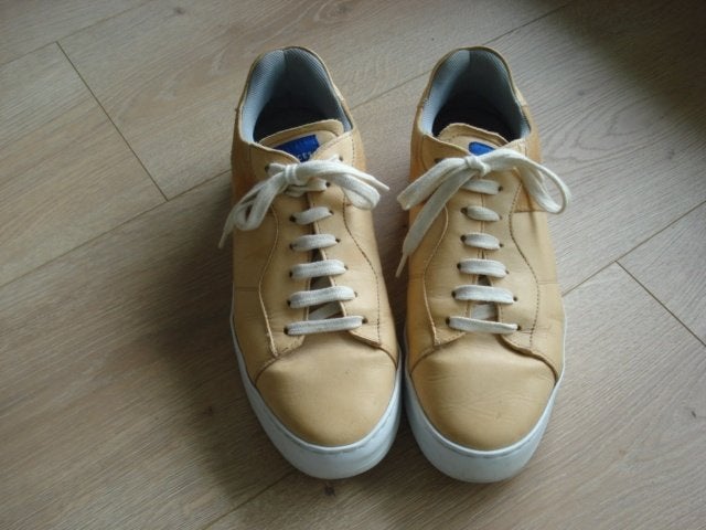 Amper gedragen leren sneakers van FILLING PIECES maat 42, Filling Pieces, Overige kleuren, Ophalen of Verzenden, Sneakers of Gympen