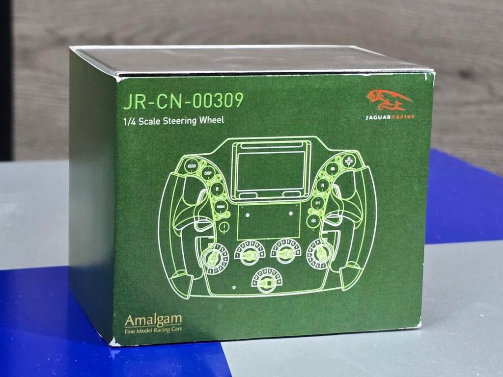 Amalgam 1:4 Jaguar R5 F1 Stuur (2004) met certificaat, Overige merken, Auto, Groter dan 1:32, Ophalen of Verzenden