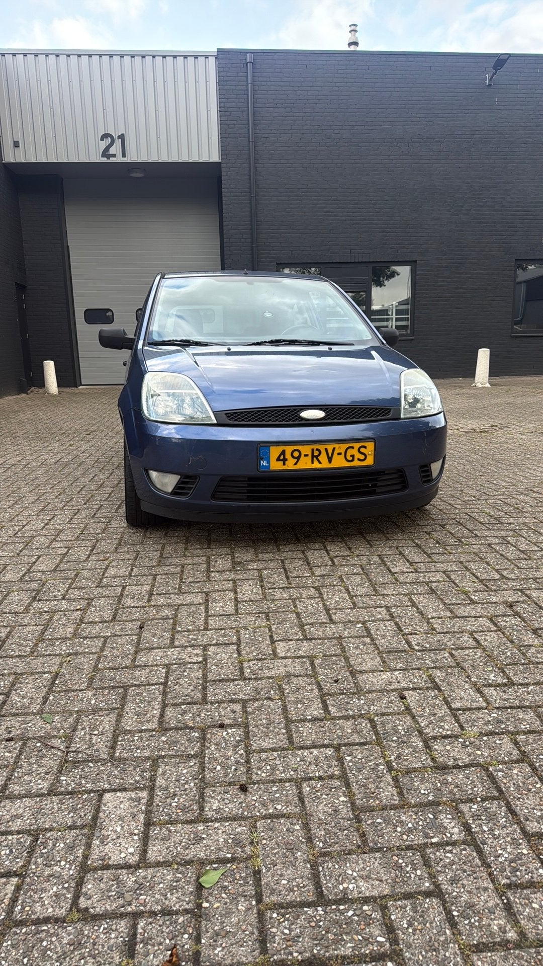 Ford Fiësta 1.3 8V 3DR 2005 Blauw nieuwe apk, Auto's, 1299 cc, 40 €/maand, 4 cilinders, Blauw