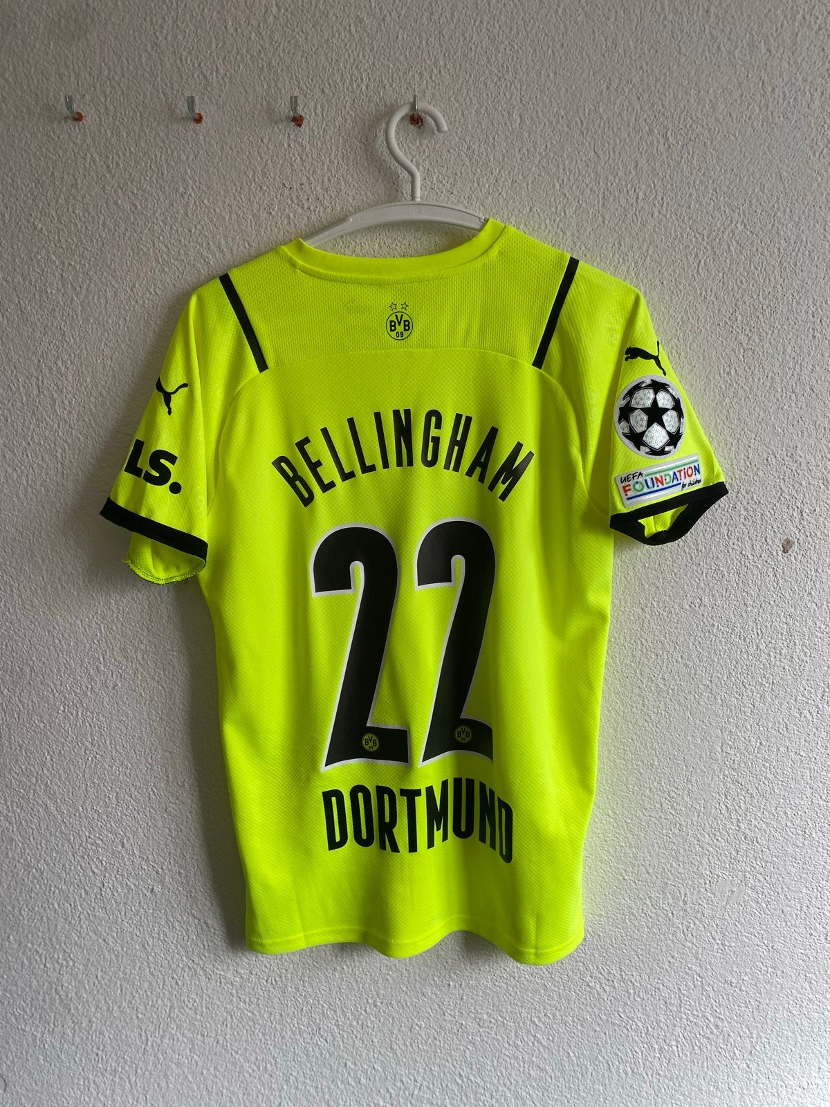 Borussia Dortmund Bellingham 22 uitshirt 2021/2022 - Nieuw, Maat S, Verzenden, Nieuw, Shirt