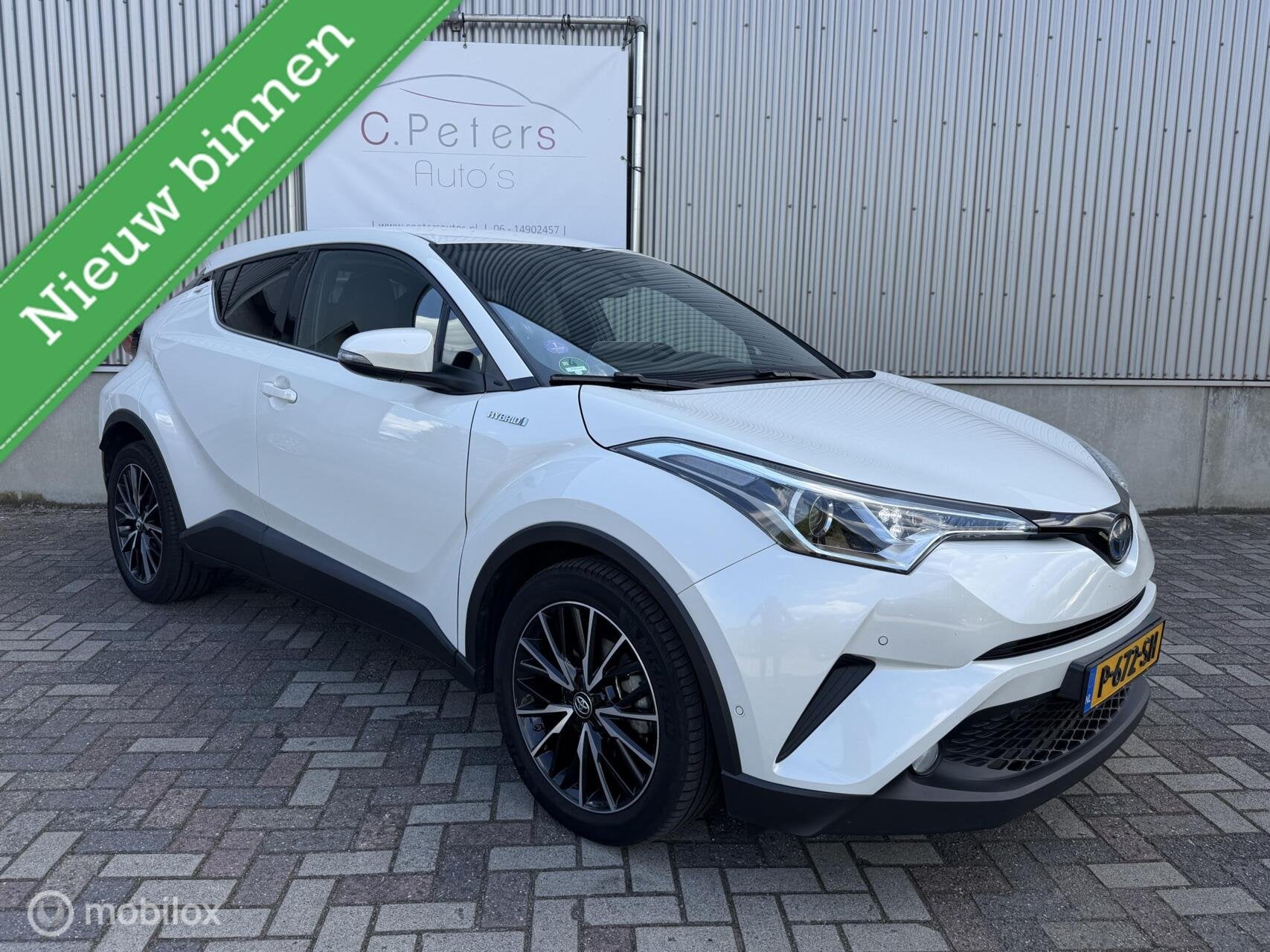 Toyota C-HR 1.8 Hybrid Dynamic 2018 / Camera / Leder / Keyle, Auto's, Dealer onderhouden, Euro 6, 4 cilinders, Leder