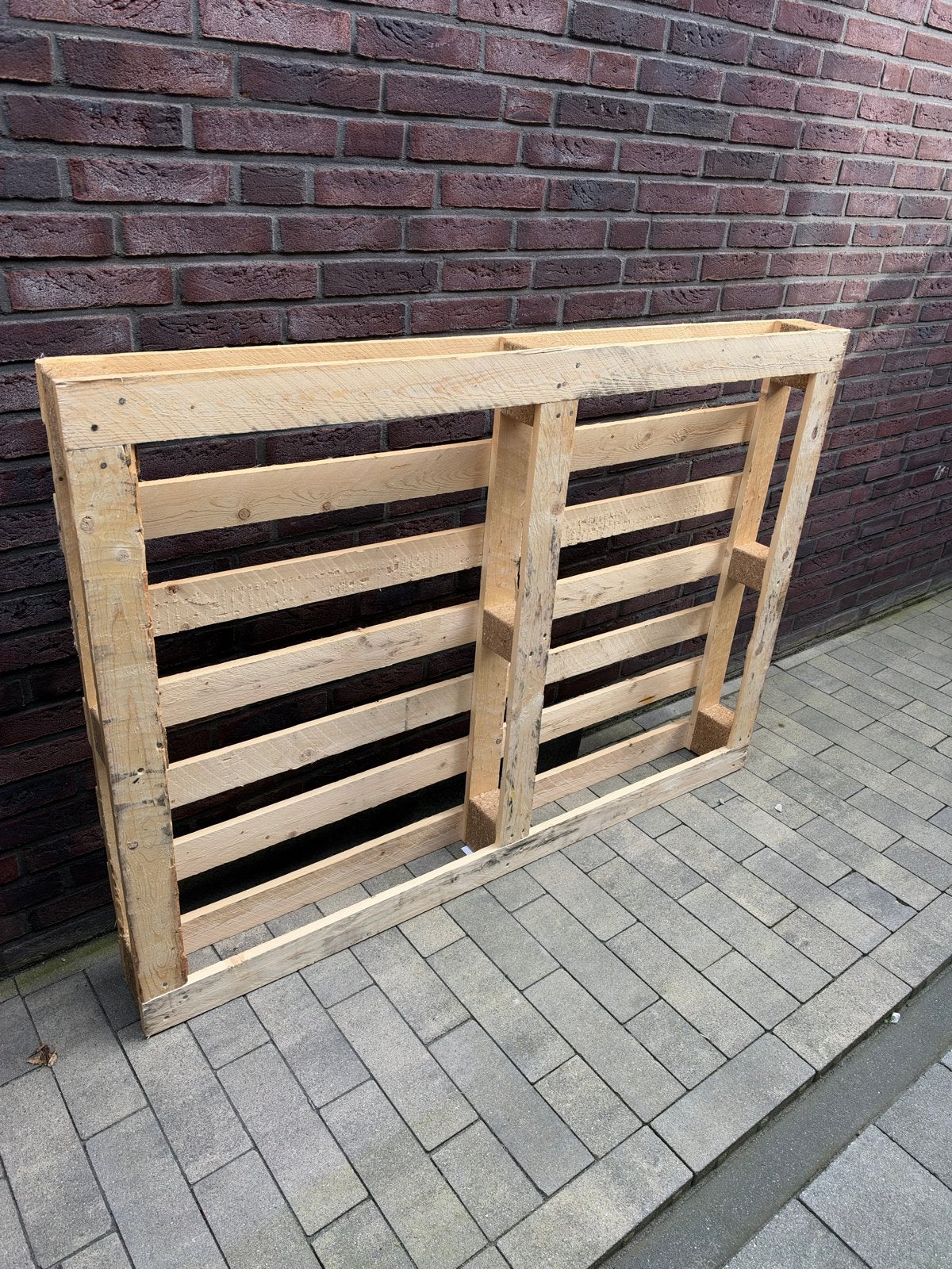 Stevige houten pallet GRATIS, Ophalen, Zo goed als nieuw, 200 tot 250 cm, 50 mm of meer