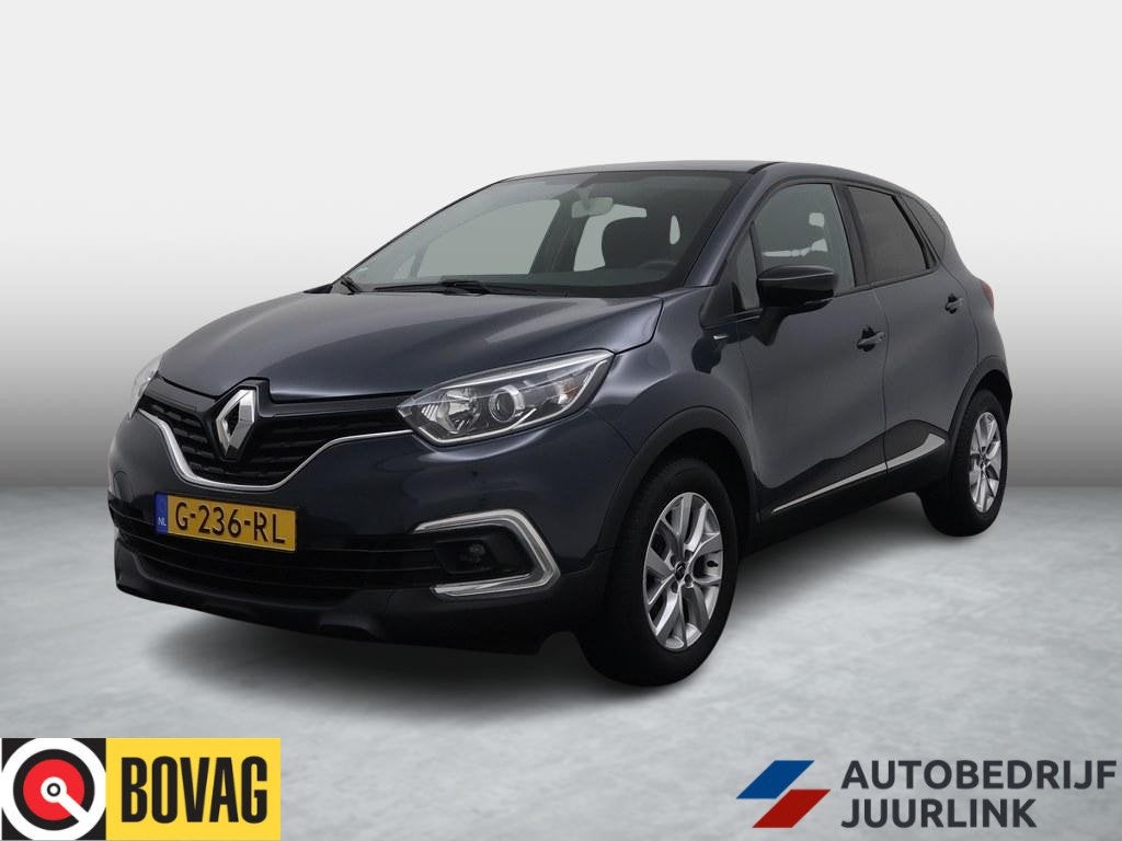 Renault Captur 0.9 TCe Limited Nav/Airco/Cruise/Lmv/CarPlay, Auto's, Voorwielaandrijving, Stof, Gebruikt, Euro 6
