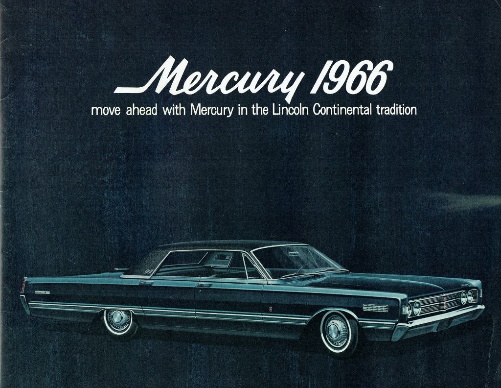 Folder Mercury modellen (USA-uitgave - 1966), Verzenden, Gelezen, Overige merken