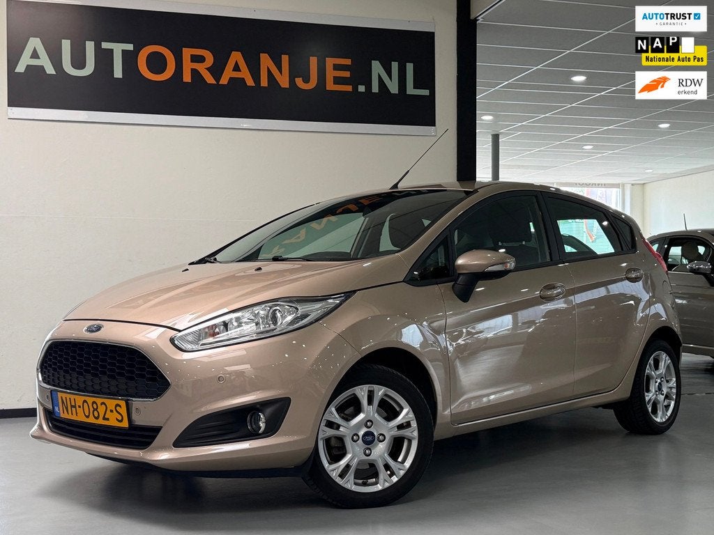 Ford Fiesta 1.0 Style Ultimate-1 Eigenaar-Airco-Cruise-APK-N, Voorwielaandrijving, Euro 6, 525 kg, Bruin