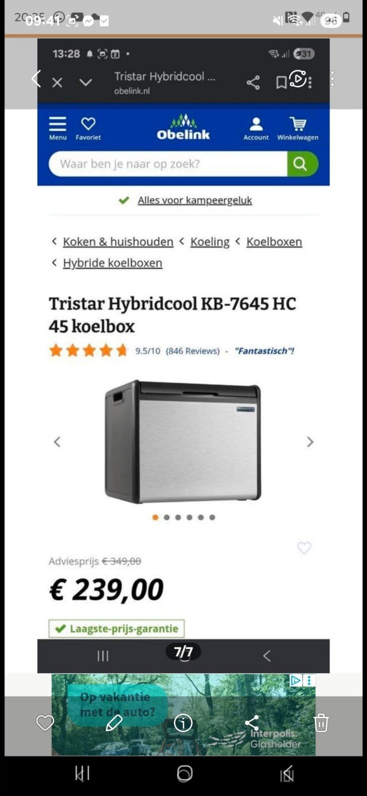 Tristar Koelbox, Ophalen of Verzenden