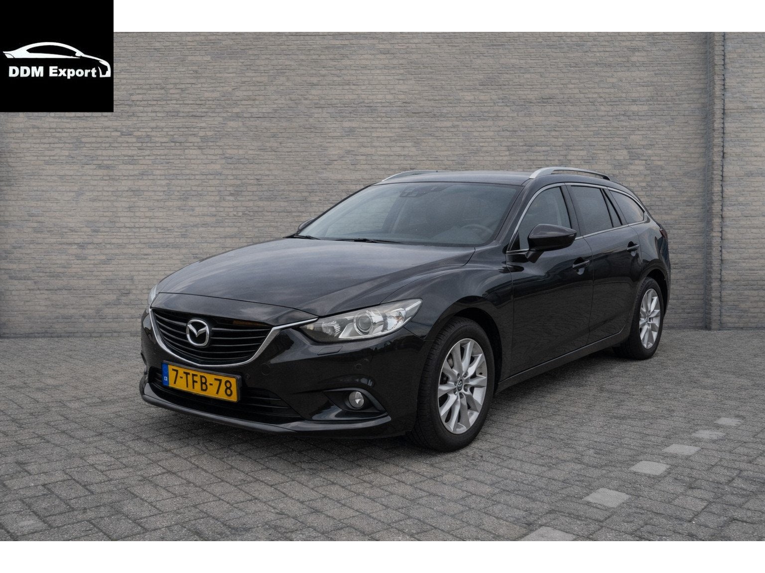 Mazda 6 Sportbreak 2.2D Skylease+ (bj 2014), Auto's, Voorwielaandrijving, Gebruikt, 150 pk, Zwart