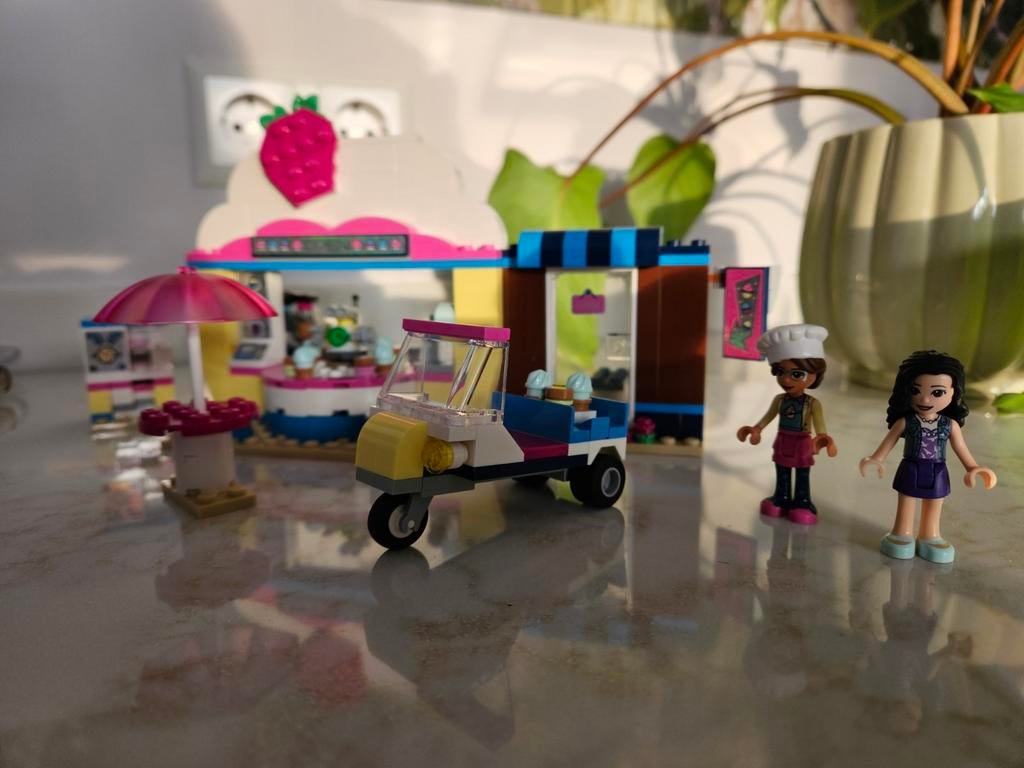LEGO Friends 41366 Olivia's Cupcake Café - Compleet, Gebruikt, Lego, Friends, Ophalen of Verzenden