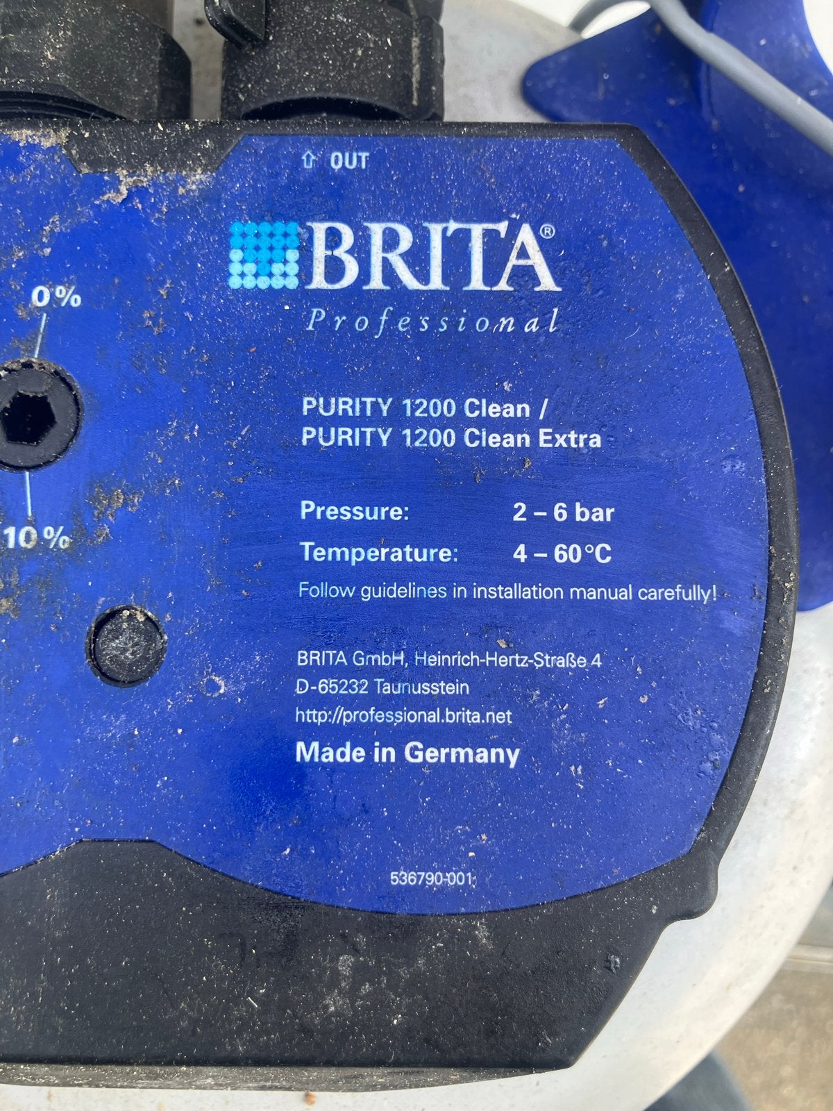 Brita Purity 1200 Clean Waterontharder, Witgoed en Apparatuur, Waterontharders, Ophalen, Gebruikt, Waterontharder met zout