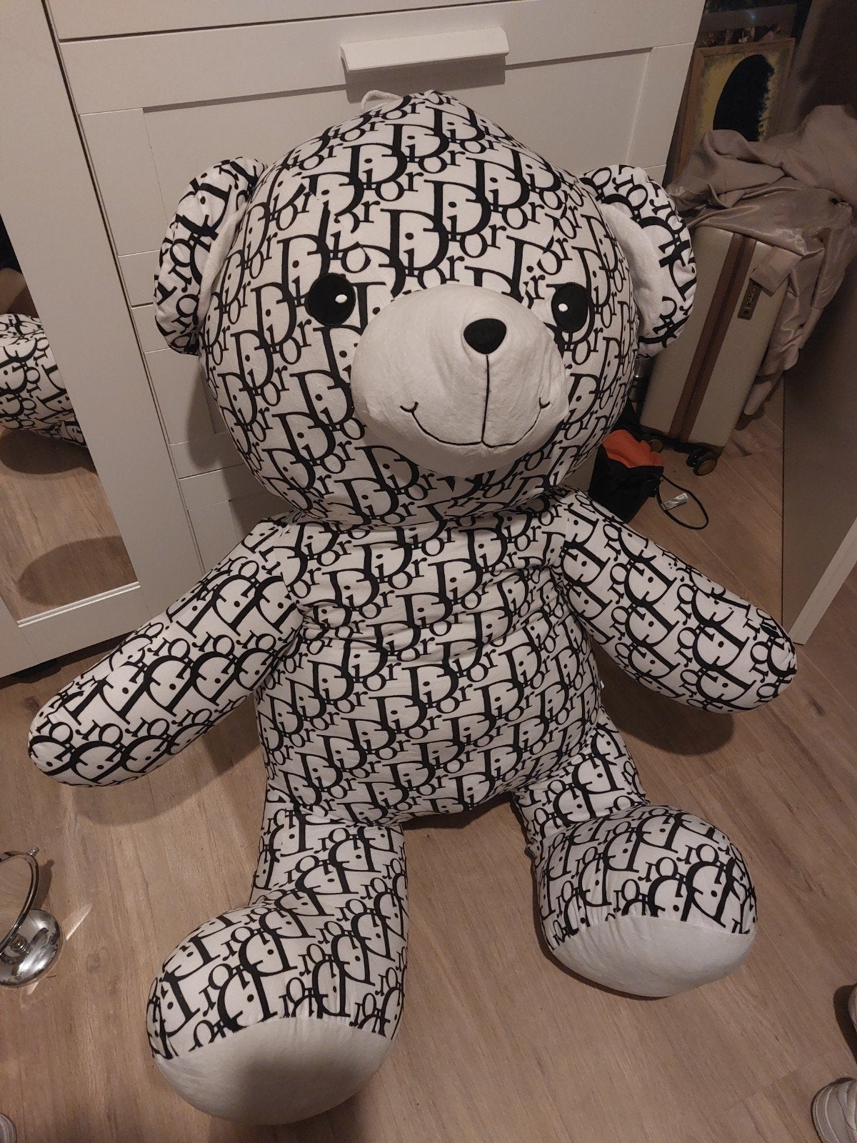 Grote Dior Kermis Knuffelbeer - 1 Meter Lang, Ophalen, Overige merken, Overige karakters, Beer
