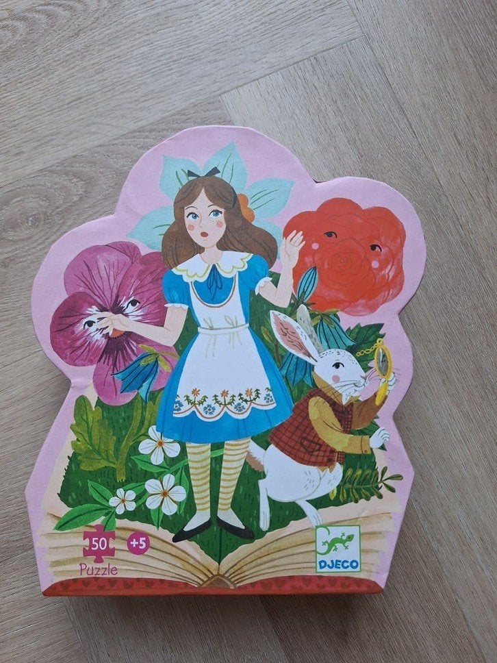 Djeco puzzel Alice in Wonderland 50 stukjes, Ophalen, 10 tot 50 stukjes, Gebruikt, 6 jaar of ouder