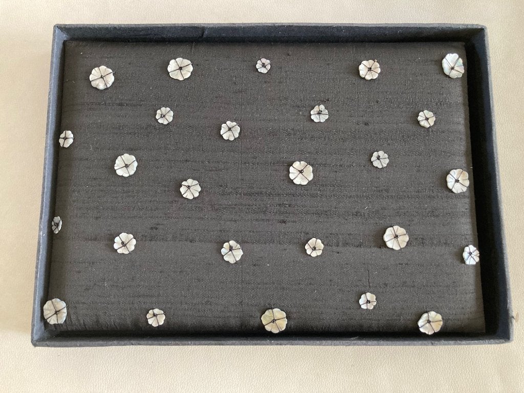 Receptieboek met bewaardoos zwart met deco, Ophalen of Verzenden, Nieuw