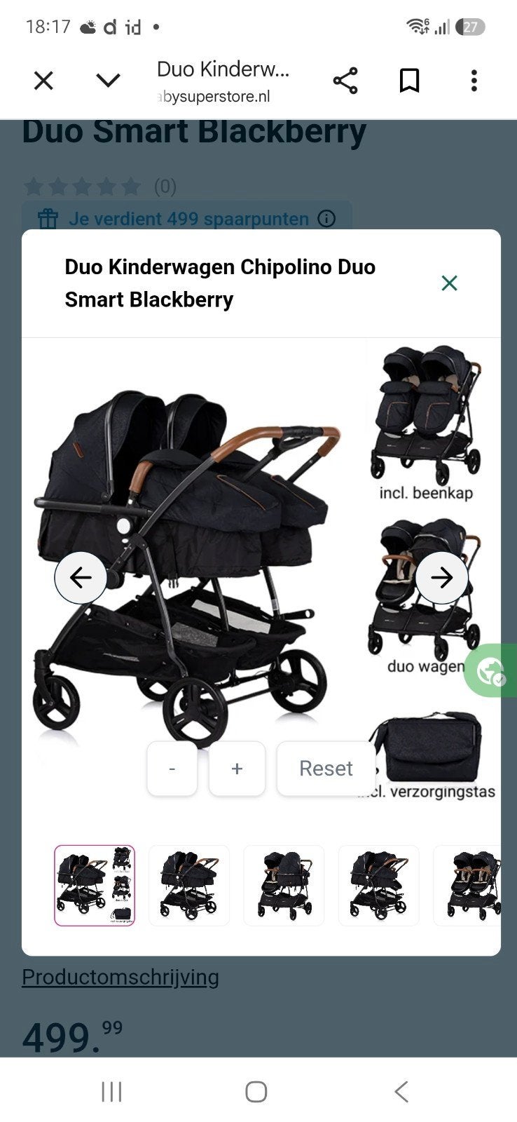 Chipolino Duo  Kinderwagen, Gebruikt, Duowagen, Ophalen, Kinderwagen