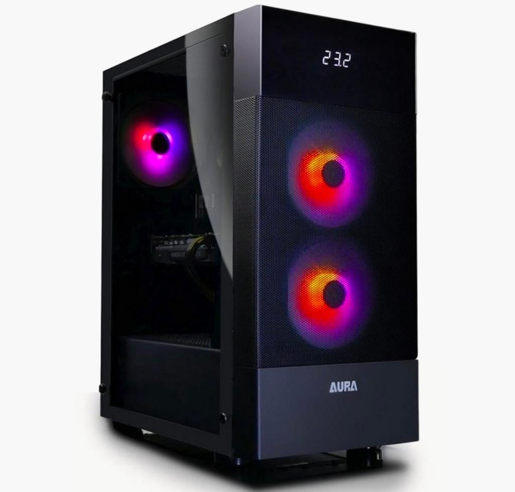 Game PC AMD Ryzen 5 5500 RX 7600 XT 32GB RAM 1TB SSD, Ophalen of Verzenden, Zo goed als nieuw, Gaming, SSD