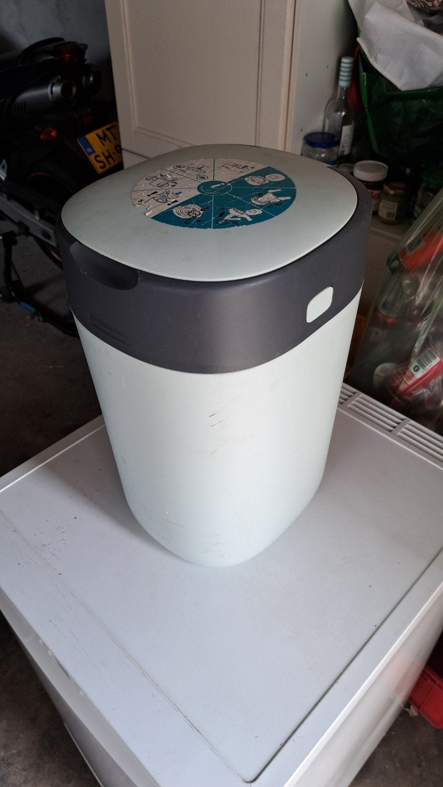 Tommee Tippee Twist & Click Luieremmer, Ophalen, Gebruikt