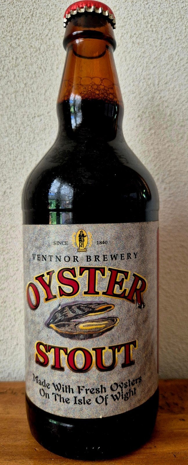 Volle fles OYSTER STOUT VENTNOR BREWERY Isle of Wight 50cl, Ophalen of Verzenden, Zo goed als nieuw, Flesje(s), Overige merken