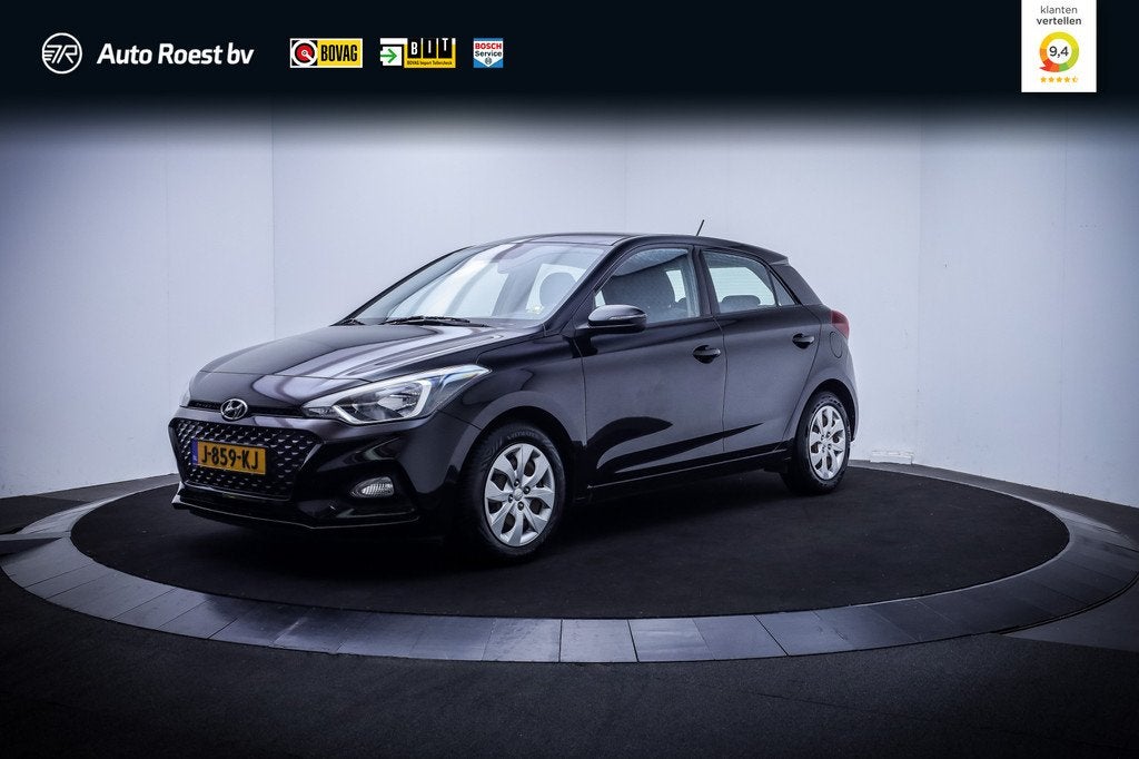 Hyundai i20 1.2 i-Drive Cool AIRCO | ELEKTRISCH PAKKET | MF, 4 cilinders, Zwart, Bedrijf, Handgeschakeld