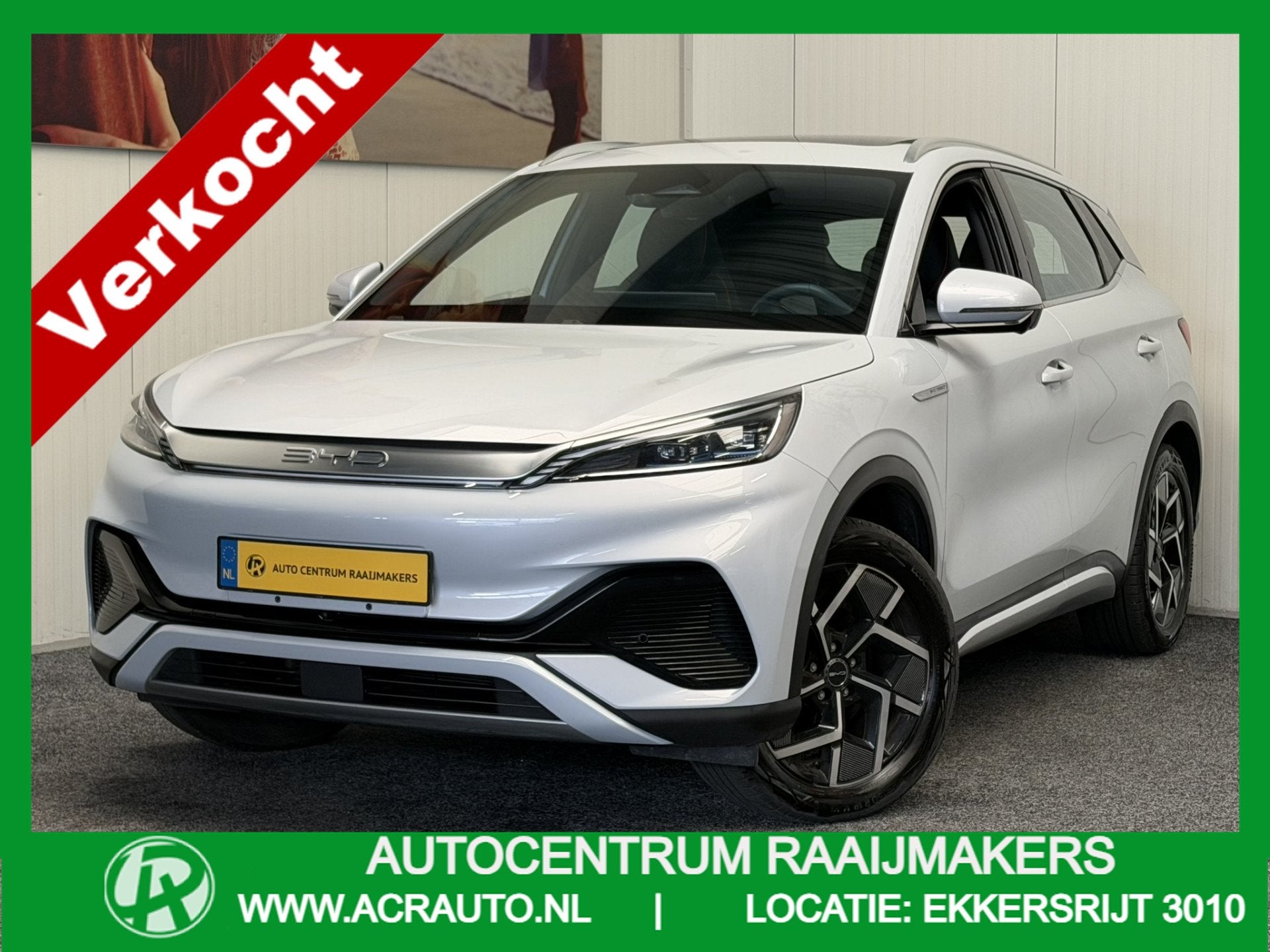 BYD ATTO 3 DESIGN 60 kWh WLTP 420 KM * 45 STUKS OP VOORRAAD*, Auto's, Dealer onderhouden, Gebruikt, Wit, 204 pk