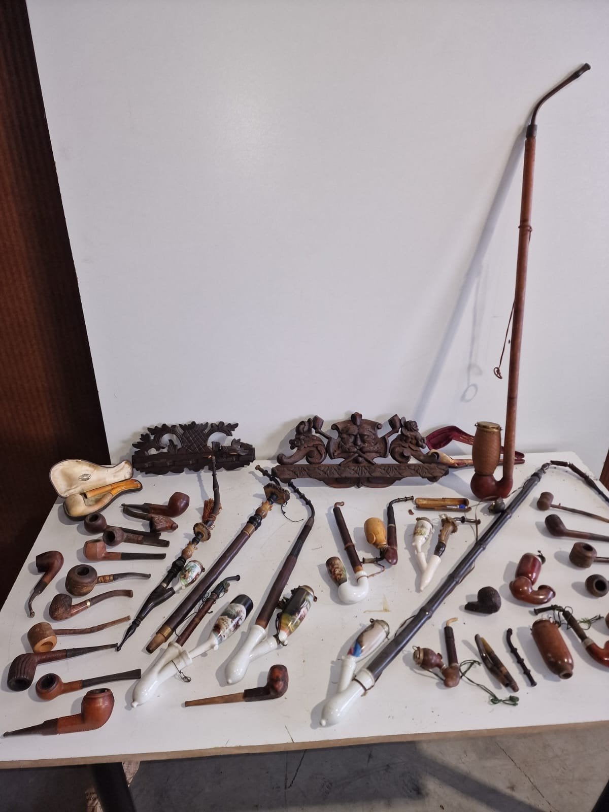 diverse antieke pijpen, Ophalen, Gebruikt