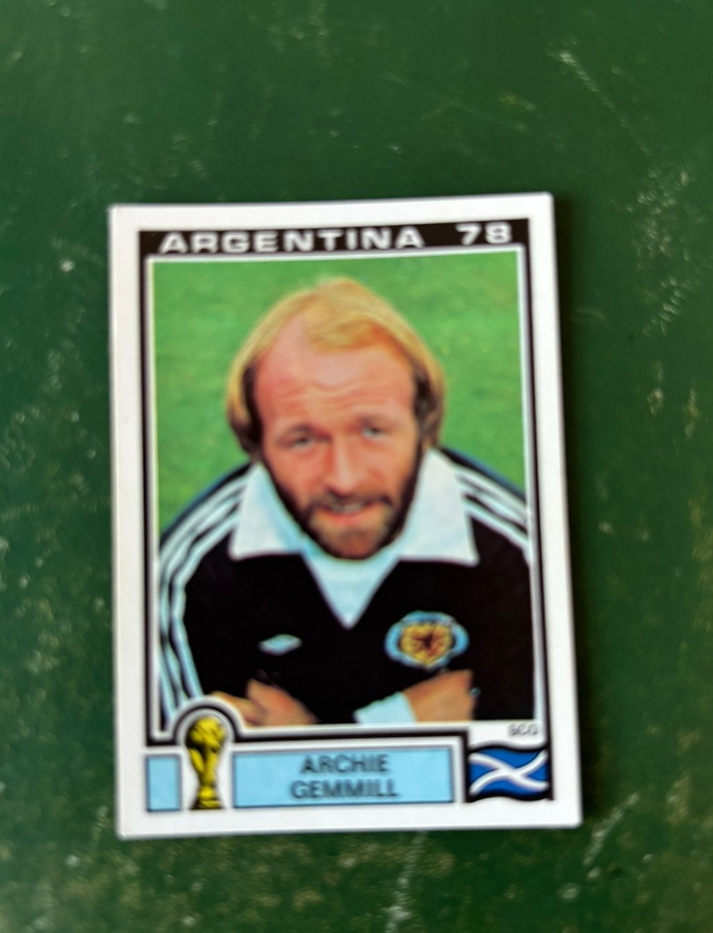 Panini plaatje Archie Gemmill Schotland WK 78, Ophalen of Verzenden, Zo goed als nieuw