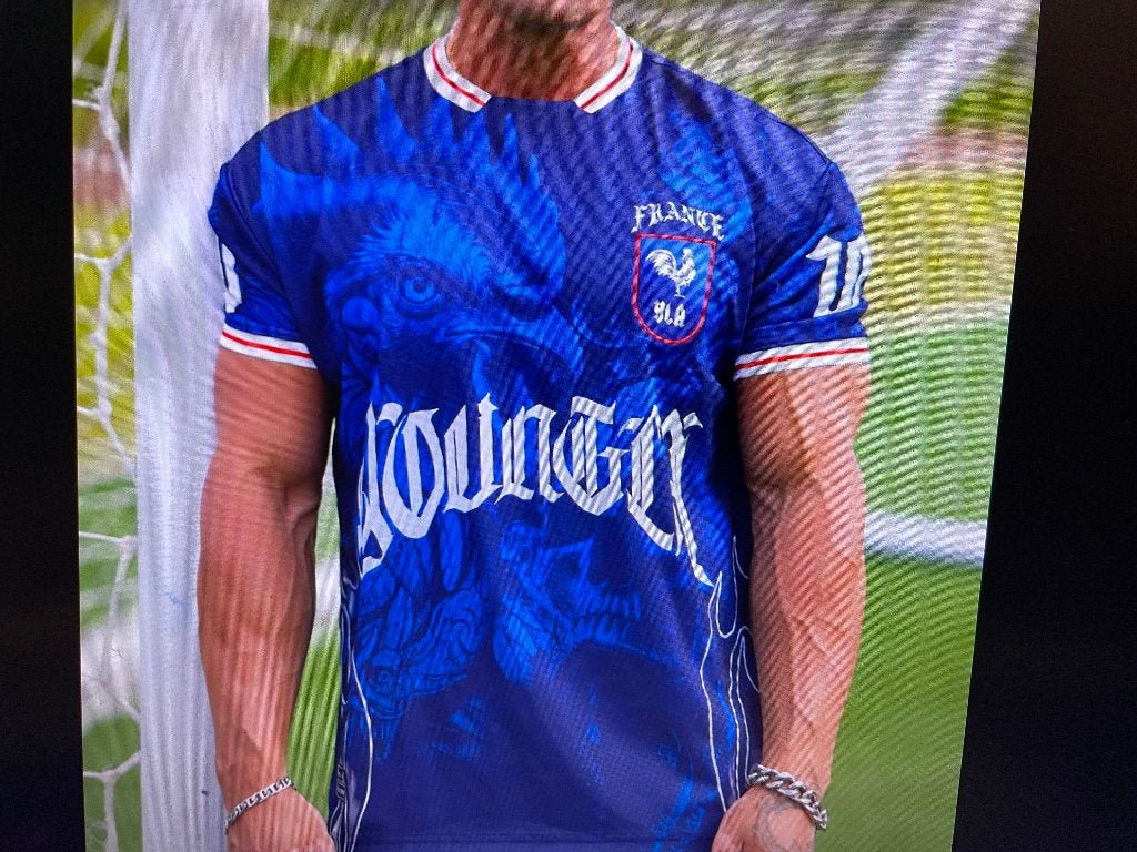 YoungLA France Football Jersey XL – Nieuw met tags, Ophalen of Verzenden, Nieuw, Maat 56/58 (XL), Voetbal