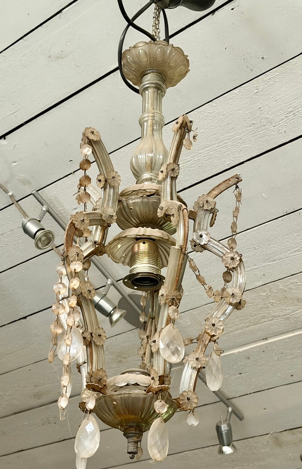 Kroonluchter . Antieke Franse lamp, Ophalen of Verzenden, Zo goed als nieuw