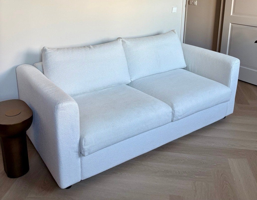 IKEA VIMLE 2-zits slaapbank, bedmaat 140 cm, Ophalen, Zo goed als nieuw, Tweepersoons, Minder dan 150 cm