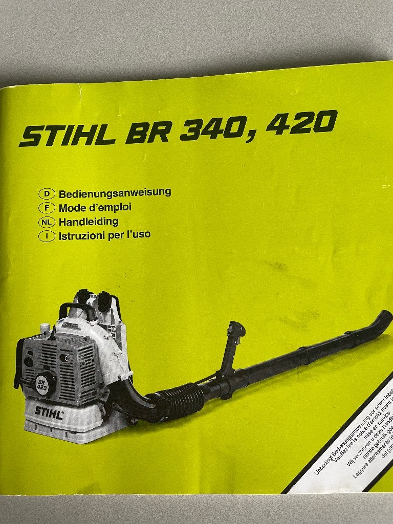 Bladblazer, Tuin en Terras, Ophalen, Gebruikt, Ruggedragen, Stihl