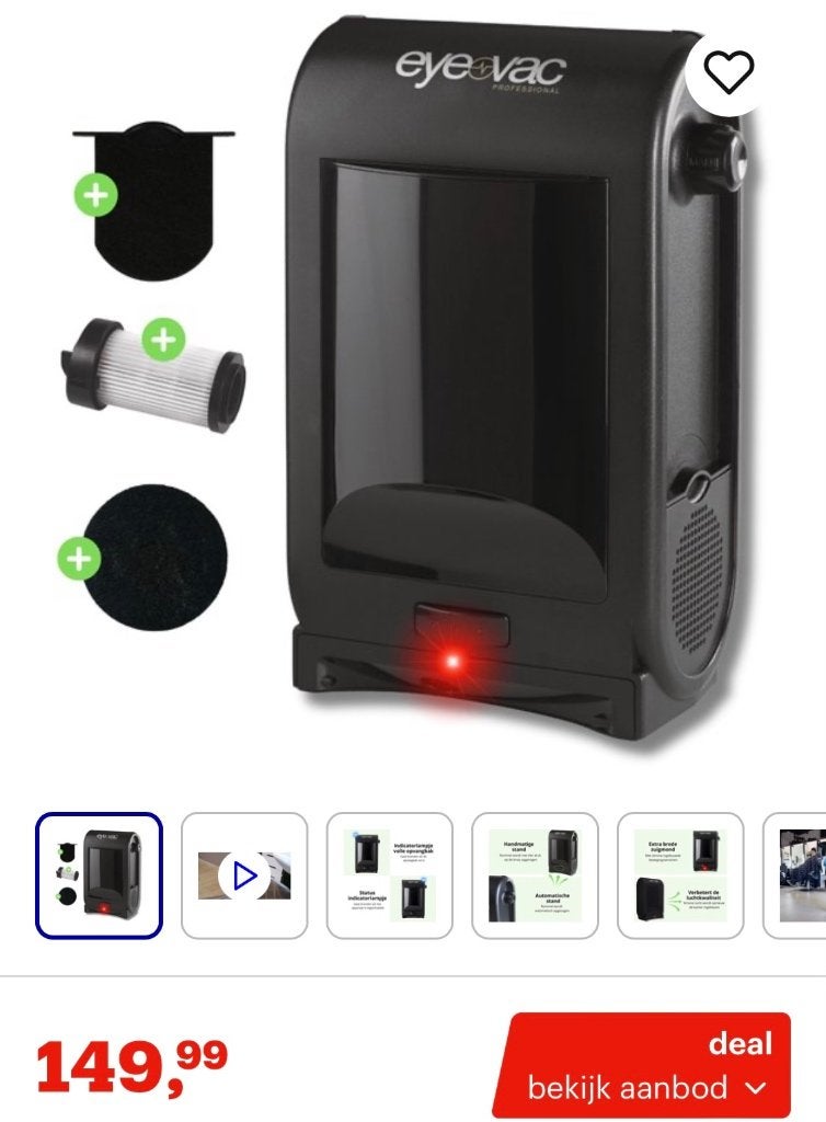 Eye Vac Sibel Professionele haarstofzuiger