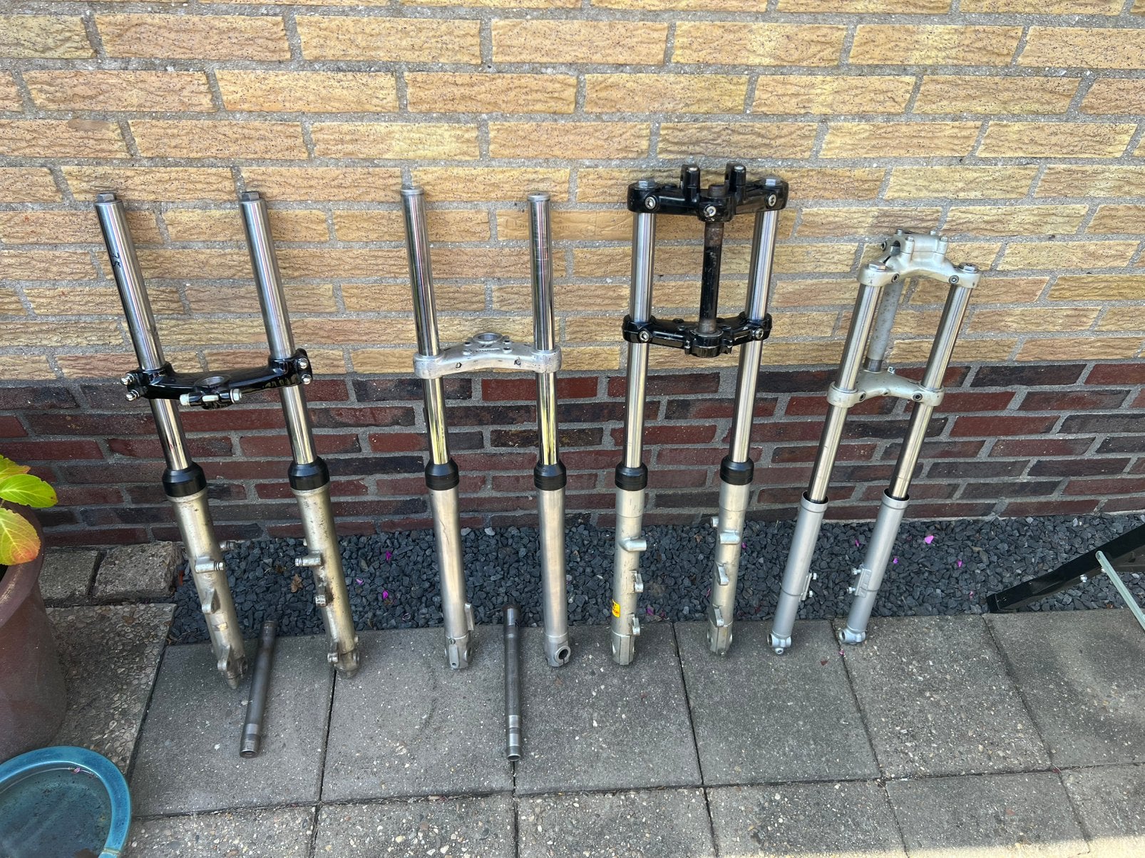Te koop 4x voorvork, Ophalen of Verzenden, Gebruikt