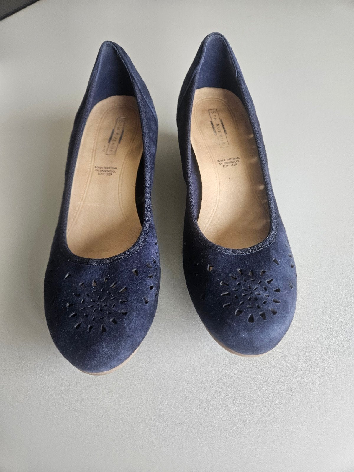 Dames instappers. Pumps. Maat 38. Blauw., Kleding | Dames, Blauw, Instappers, Ophalen of Verzenden, Zo goed als nieuw