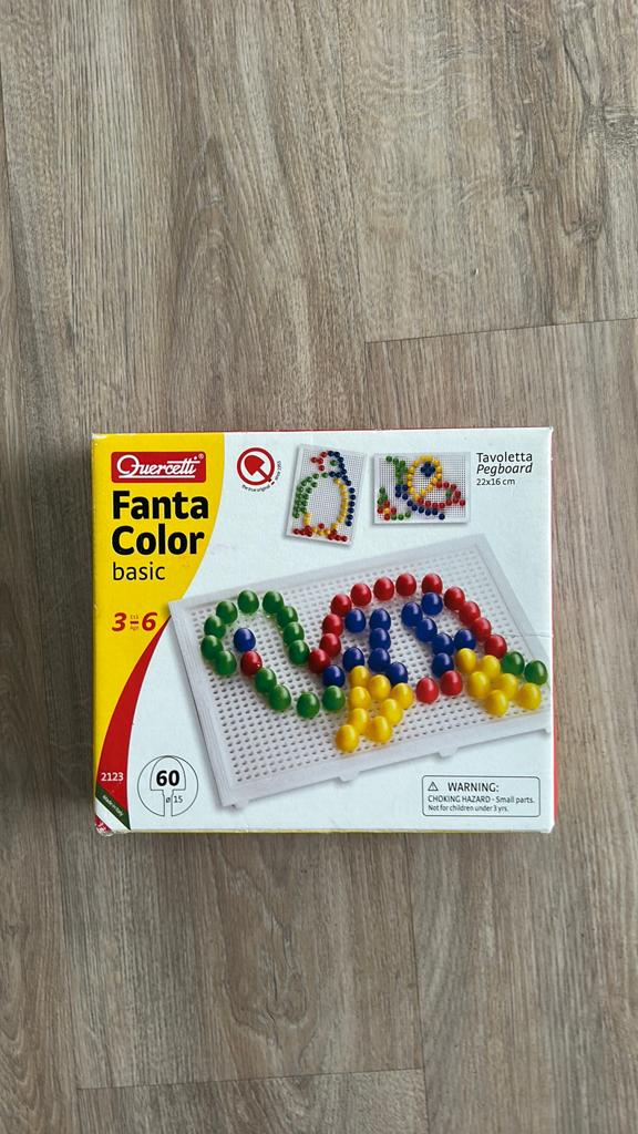 Quercetti Fanta Color Basic Pegboard - Prikbord voor Kindere, Ophalen, Gebruikt, Overige merken
