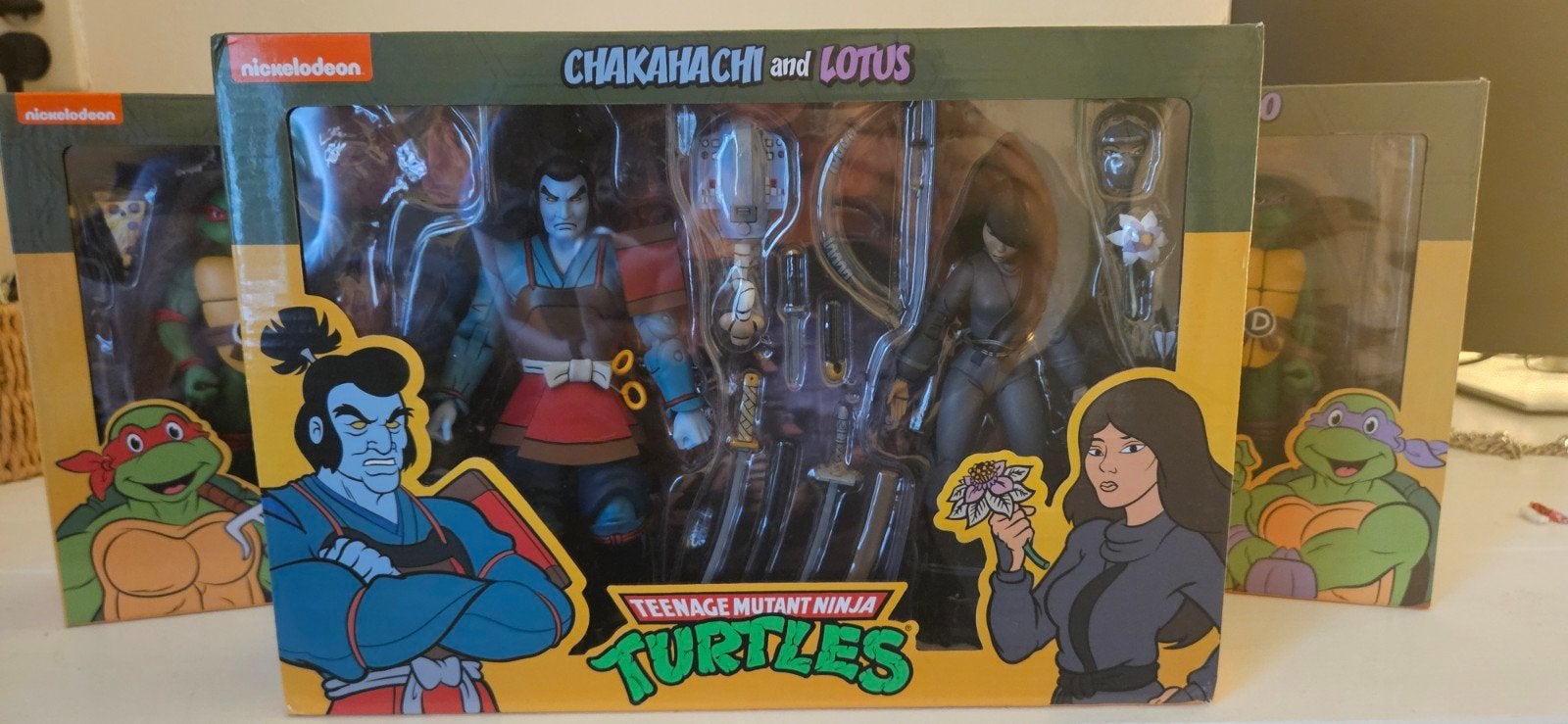 Neca Chakaihachi & Lotus 2-pack TMNT Cartoon, Ophalen of Verzenden, Nieuw