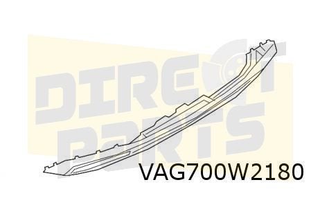 Audi Q3 (1/19-) diffusor achterbumper (RU6 dark chrome matt), -, Verzenden, -, Nieuw