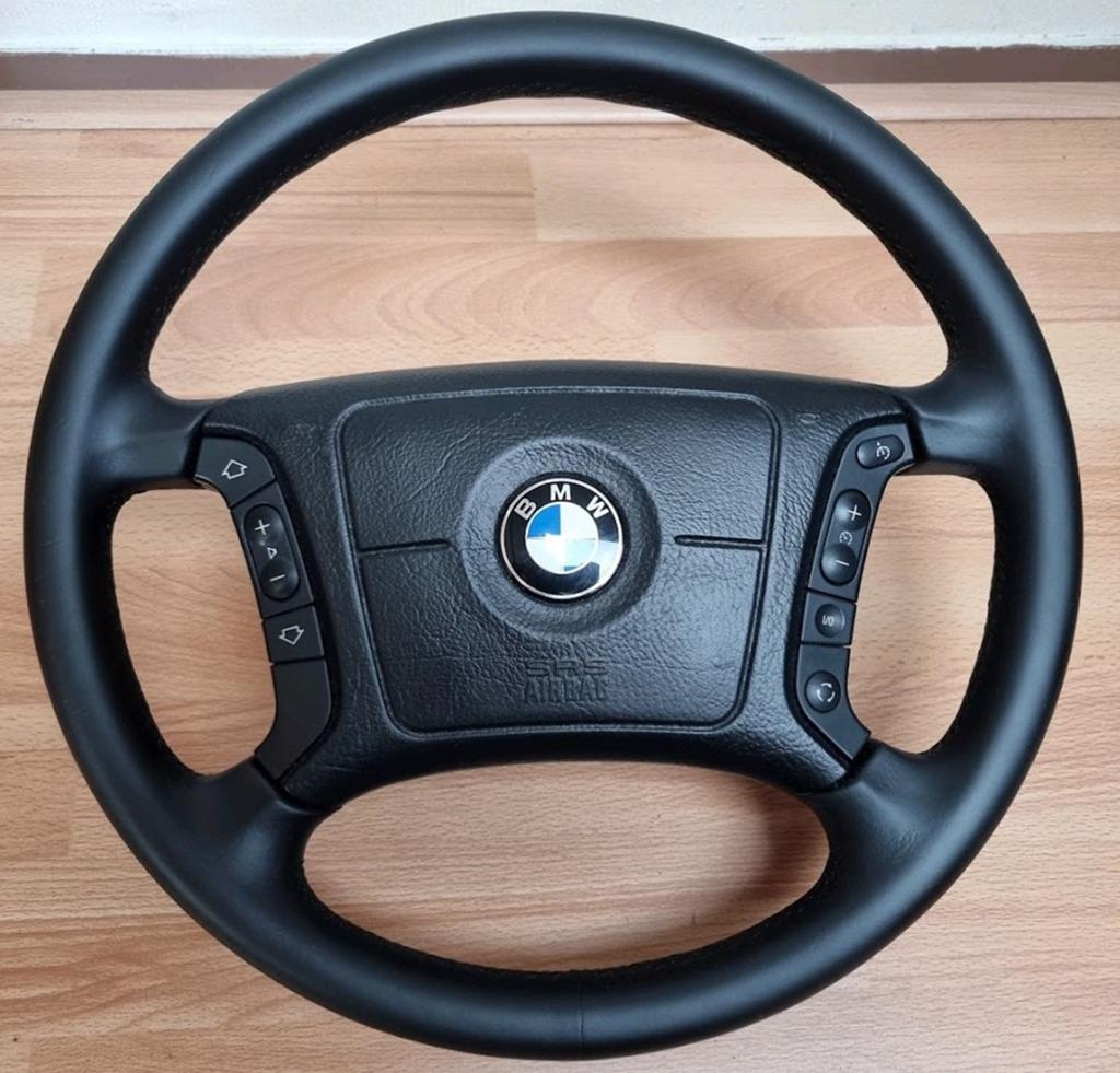 BMW E46 3 serie MF 4 spaaks stuur compleet heel netjes, Auto-onderdelen, Besturing, Ophalen of Verzenden, BMW